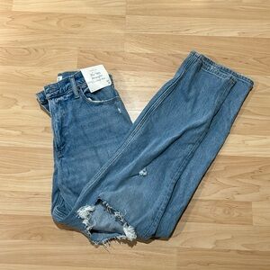 Abercrombie ultra high rise 90s straight size 4r curve love